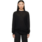Rick Owens Black Tower Rick S Jumbo LS T-shirt