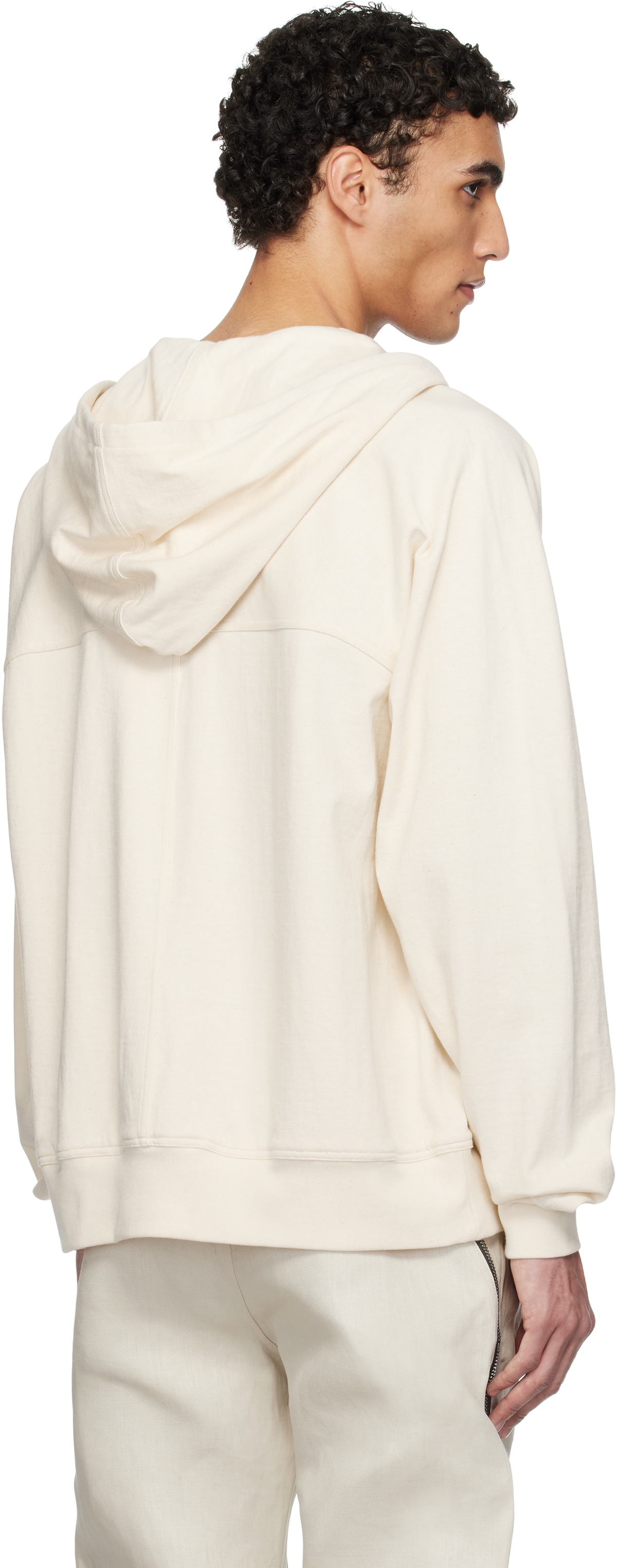【関税込み】Rick Owens オフホワイト Windbreaker フーディ Rick Owens Off-White Hollywood Windbreaker Hoodie Rick Owens