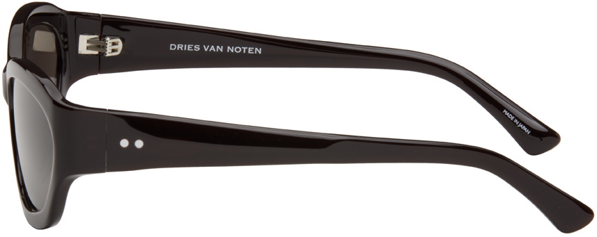 Dries Van Noten Brown Linda Farrow Edition Goggle Sunglasses