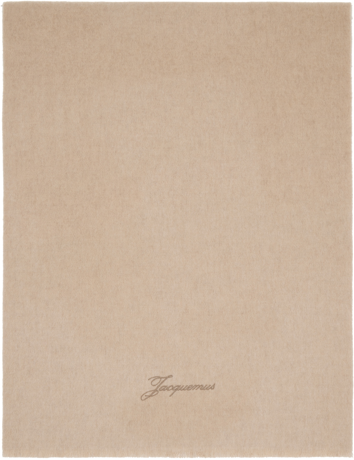 JACQUEMUS Beige 'The Tailleur' Scarf