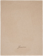 JACQUEMUS Beige 'The Tailleur' Scarf
