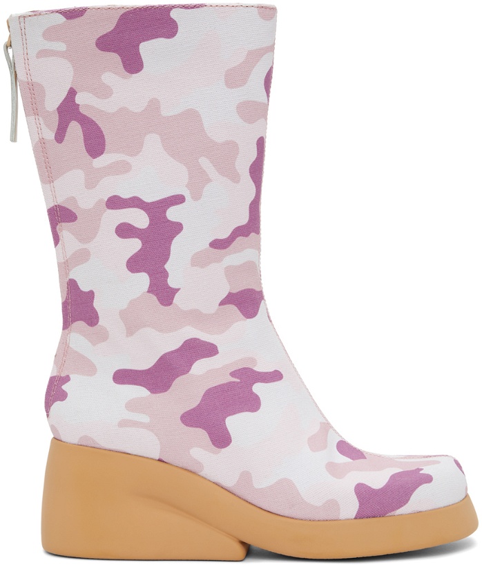 Photo: I'm Sorry by Petra Collins Pink Camper Edition Camo Boots