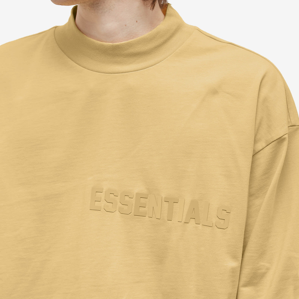 Fear of God ESSENTIALS Men's Long Sleeve T-Shirt in Light