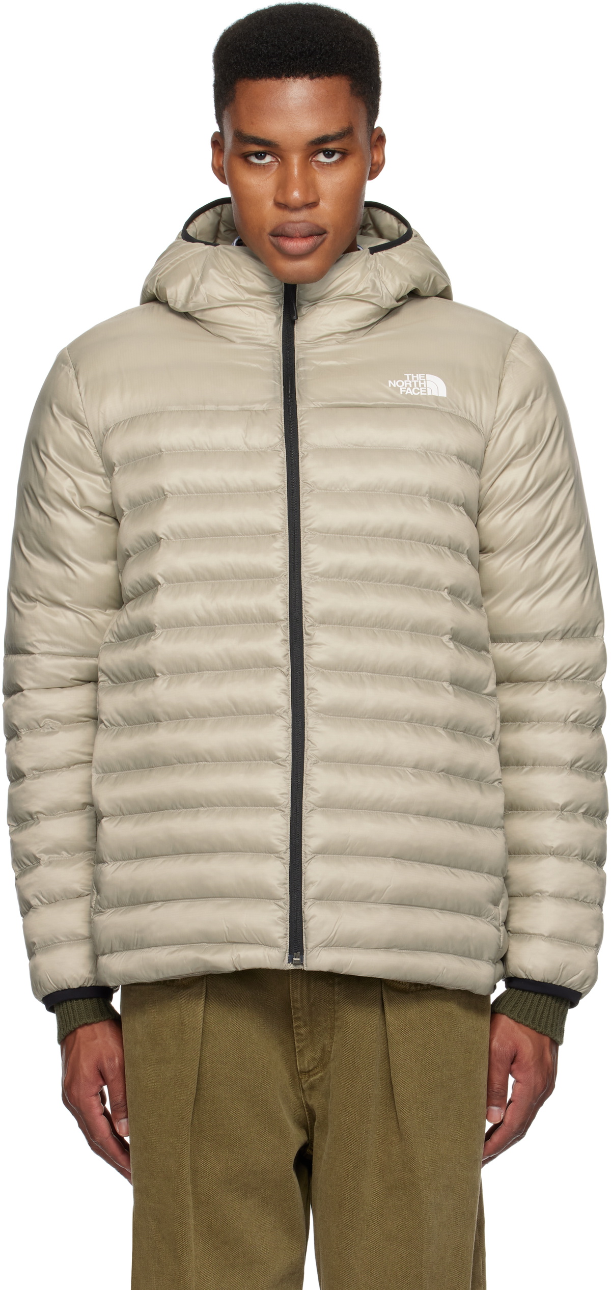 The North Face Beige Terra Peak Down Jacket The North Face