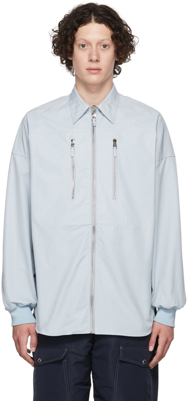 Photo: Alexander McQueen Blue Cotton Shirt