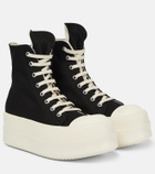 Rick Owens DRKSHDW denim high-top platform sneakers