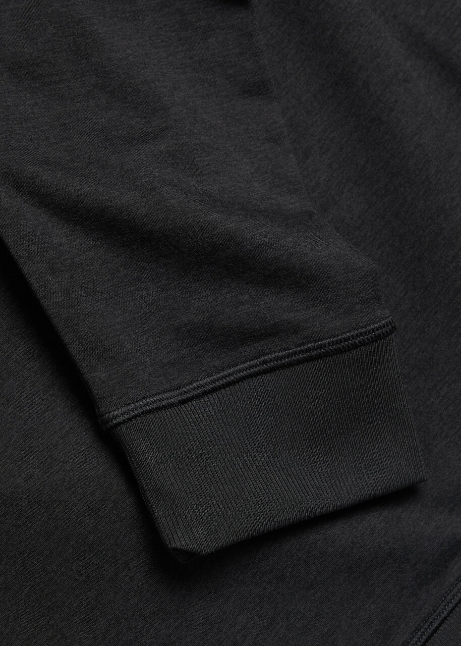 Vuori Coronado 1/2 Zip Stretch-jersey Sweatshirt Black