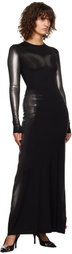 Diesel Black & Silver D-Anessa Maxi Dress