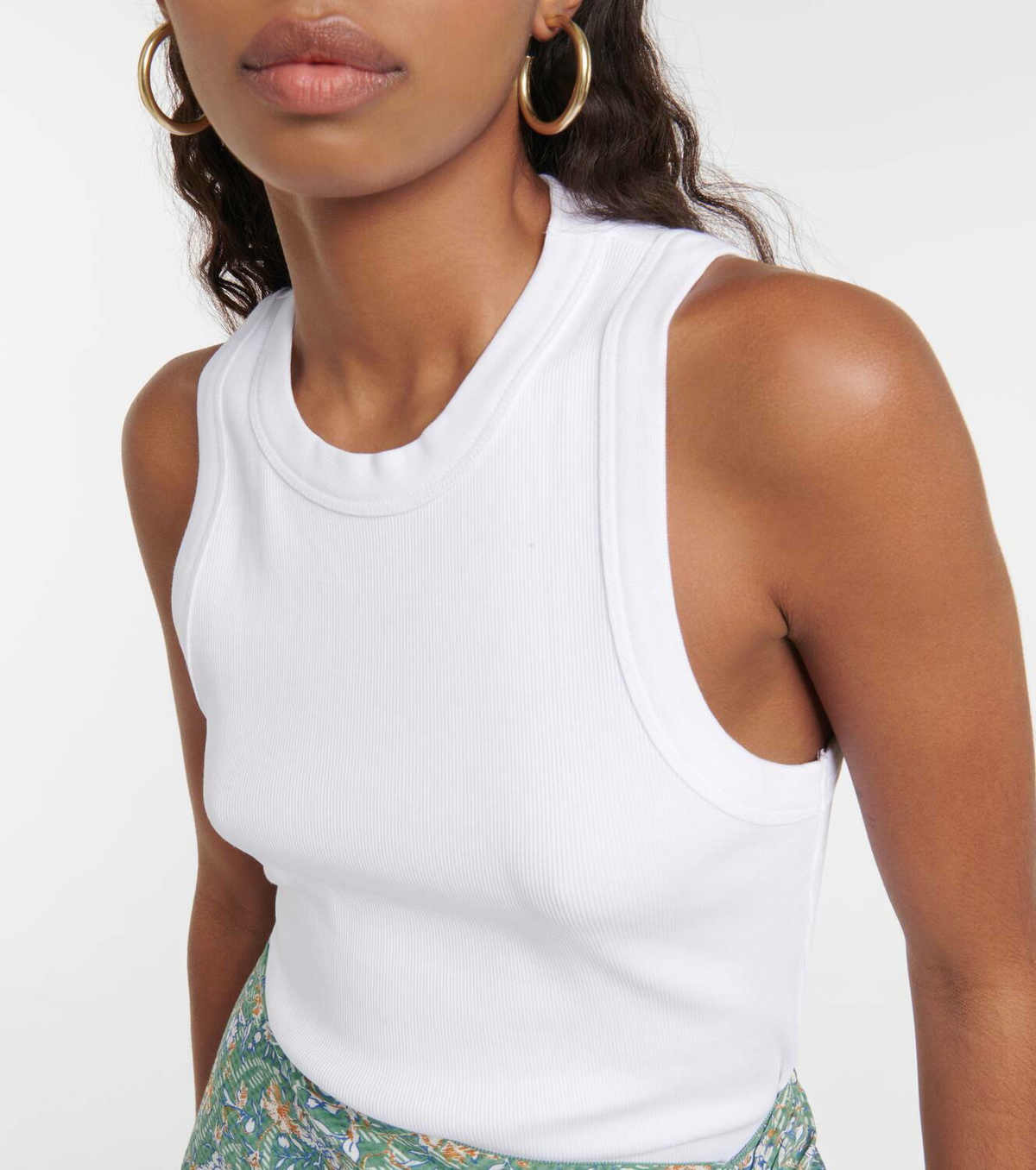Veronica Beard Jordyn cotton jersey tank top