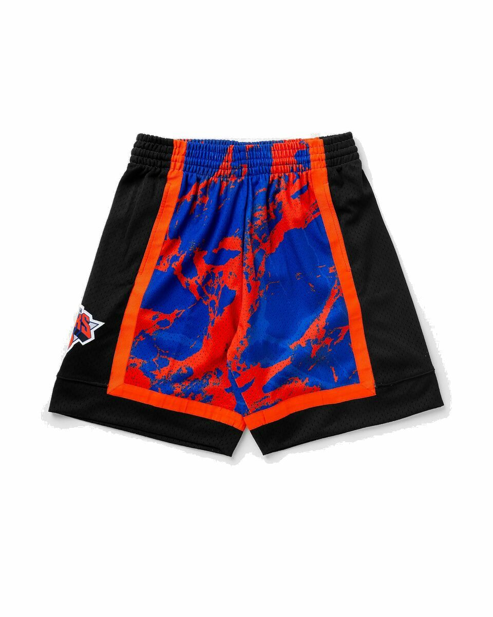 Photo: Mitchell & Ness Nba Team Marble Swingman Shorts Knicks 1996 Multi - Mens - Sport & Team Shorts