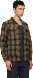 South2 West8 Khaki & Navy 6 Pocket Shirt