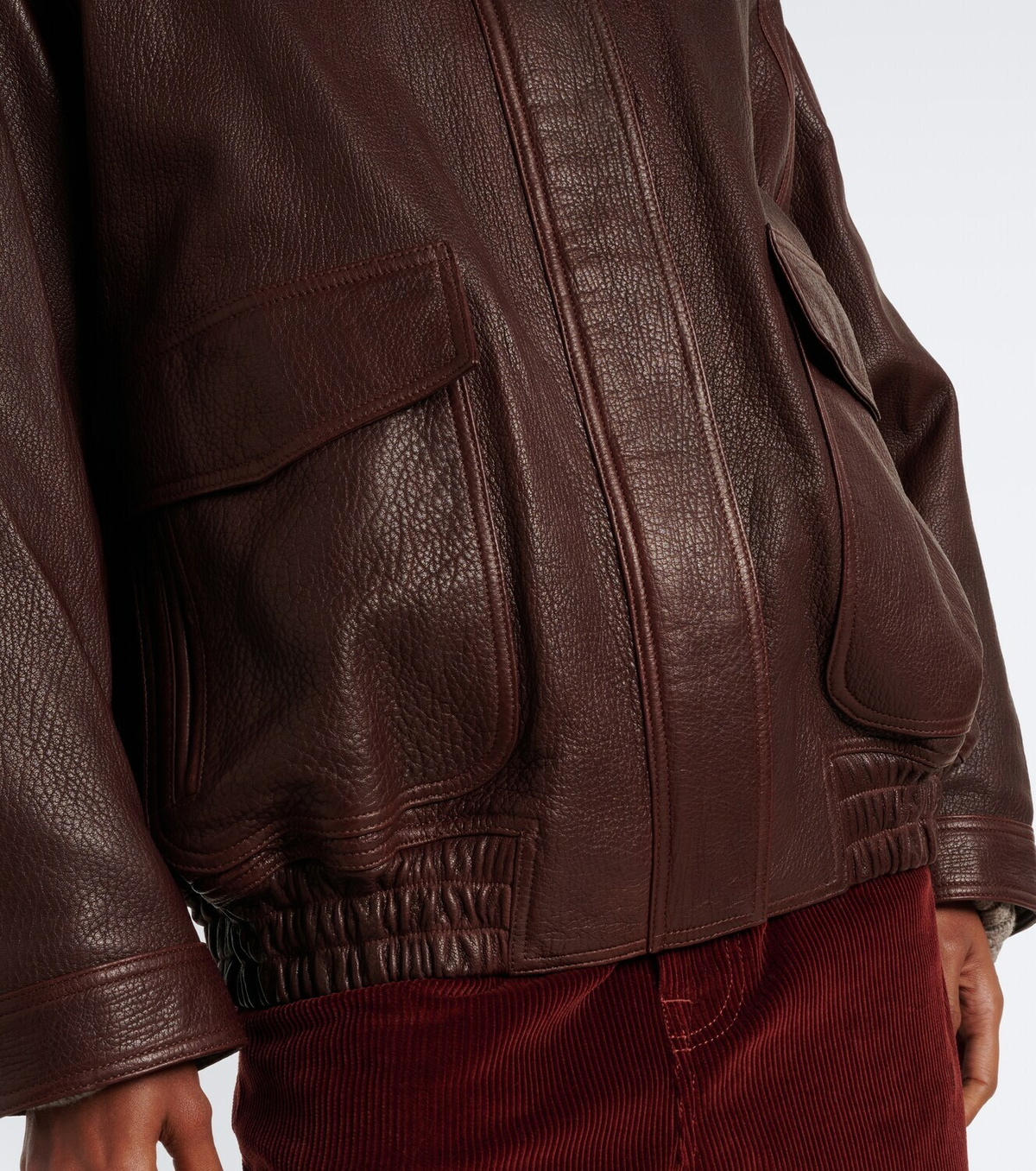 Róhe Leather blouson jacket
