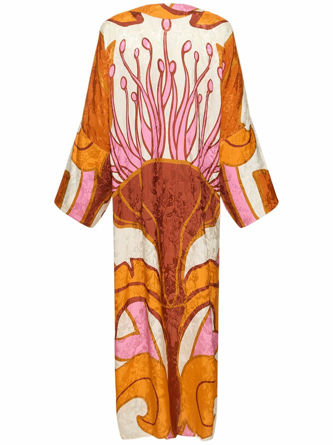 JOHANNA ORTIZ - Romance Fluviar Jacquard Kimono Dress
