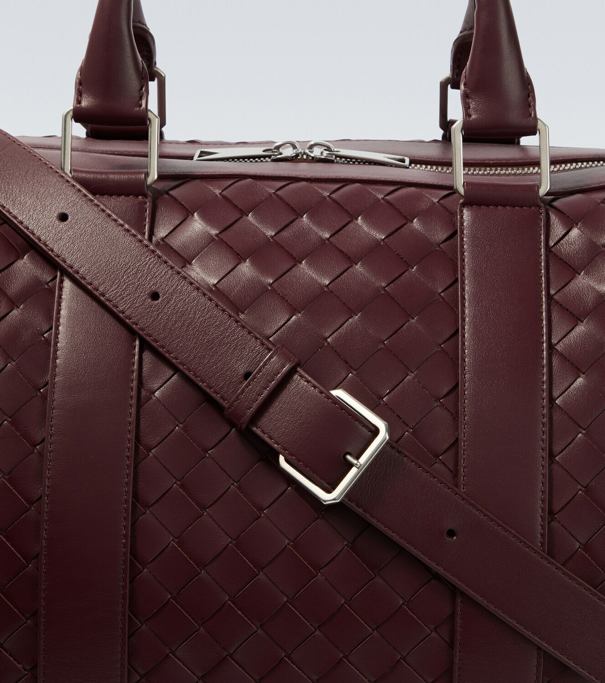 Bottega Veneta Intrecciato leather duffel bag