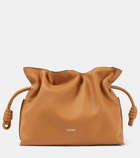 Loewe Flamenco nappa leather clutch bag