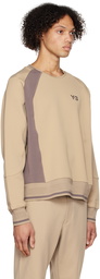 Y-3 Beige U Sweatshirt