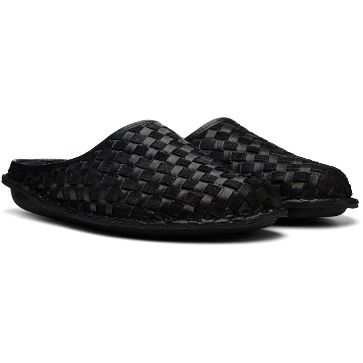 Comme des Garçons Homme Black VIBAe Edition Steer Smooth & Suede Loafers