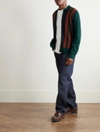 Guest In Residence - Cable Plaza Striped Cashmere Shirt - Green