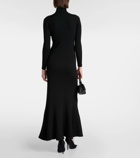 Balenciaga Silk-blend maxi dress