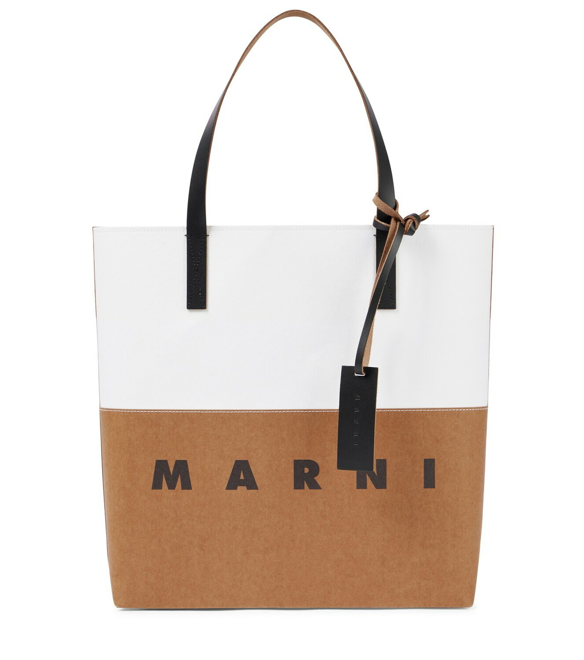 Marni Logo colorblocked shopper Marni