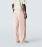 Auralee Silk denim wide-leg pants