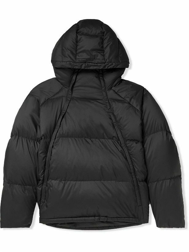 Photo: Snow Peak - Octa Quilted Recycled Shell Hooded Jacket - Black