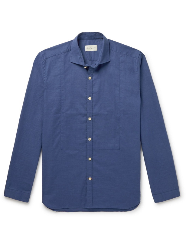 Photo: OLIVER SPENCER - Corrigan Cotton Shirt - Blue