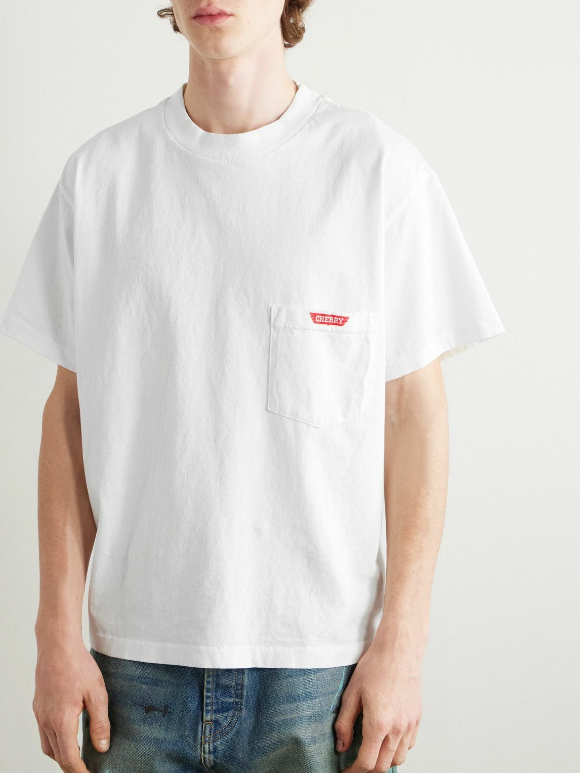 Cherry Los Angeles - Logo-Print Cotton-Jersey T-Shirt