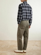 FRAME - Straight-Leg Cotton-Blend Twill Chinos - Green