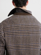 Slowear - Montedoro Il Primo Checked Stretch-Wool Blouson Jacket - Brown