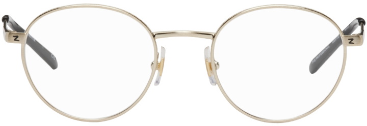 Photo: Zayn x Arnette Gold Zayn Edition 'The Professional' Glasses