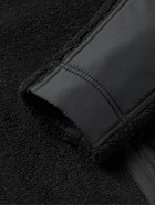 Club Monaco - Shell-Trimmed Fleece Jacket - Black