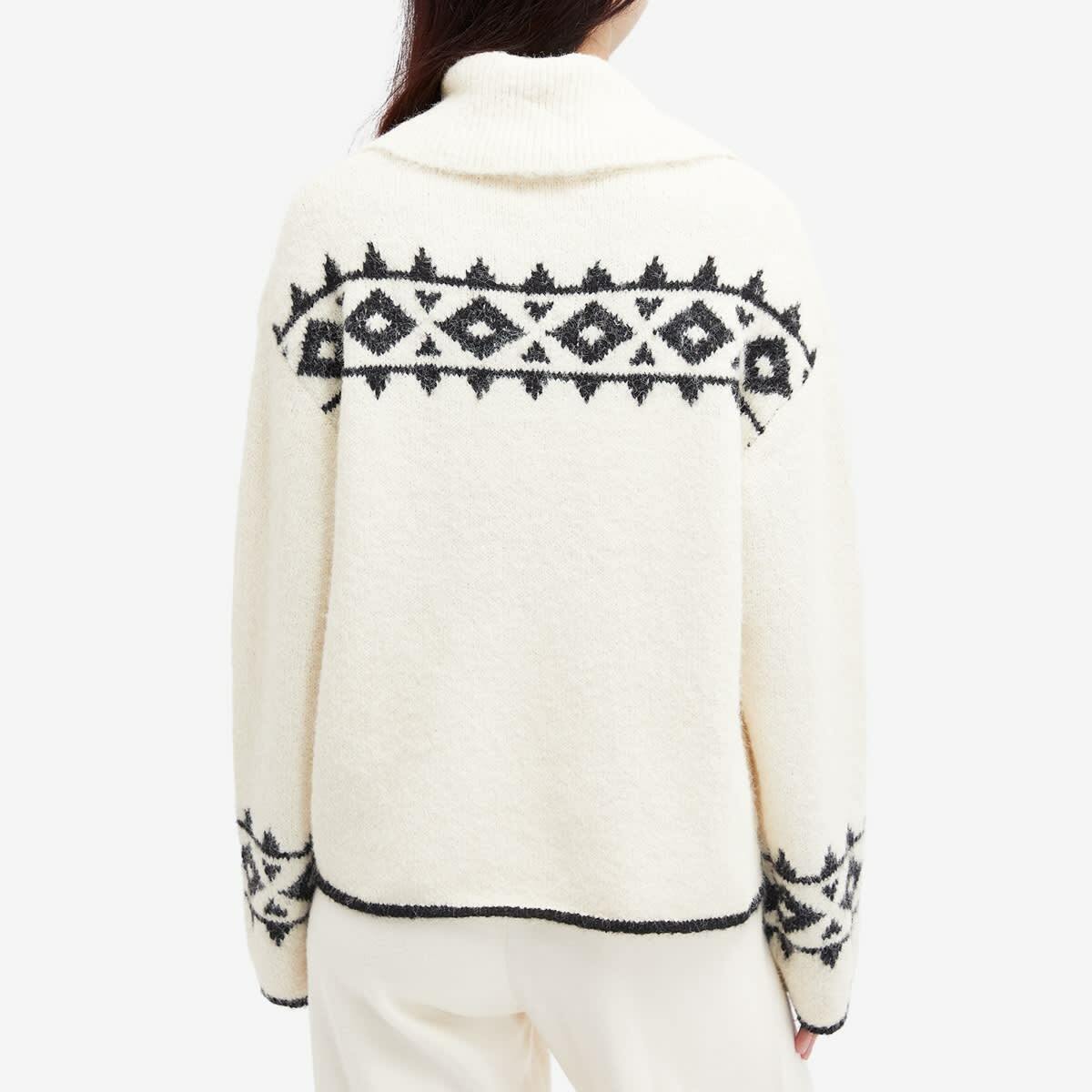 4th & Reckless Women's Kali Fairisle Fleece in Cream