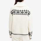 4th & Reckless Women's Kali Fairisle Fleece in Cream