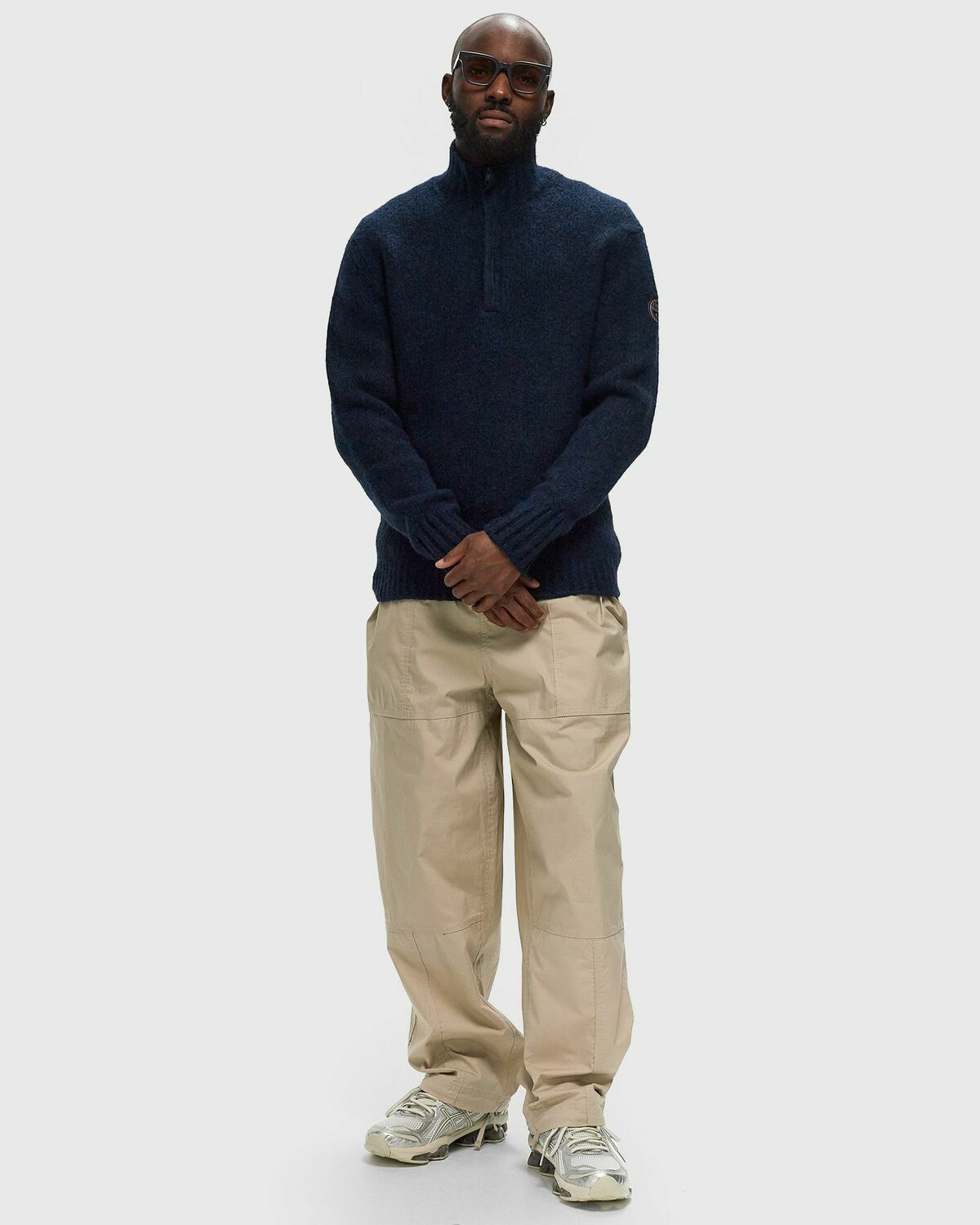 Napapijri D Velan Hz Hoodie Blue Pullovers Napapijri