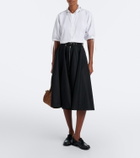 Prada Re-Nylon belted midi skirt