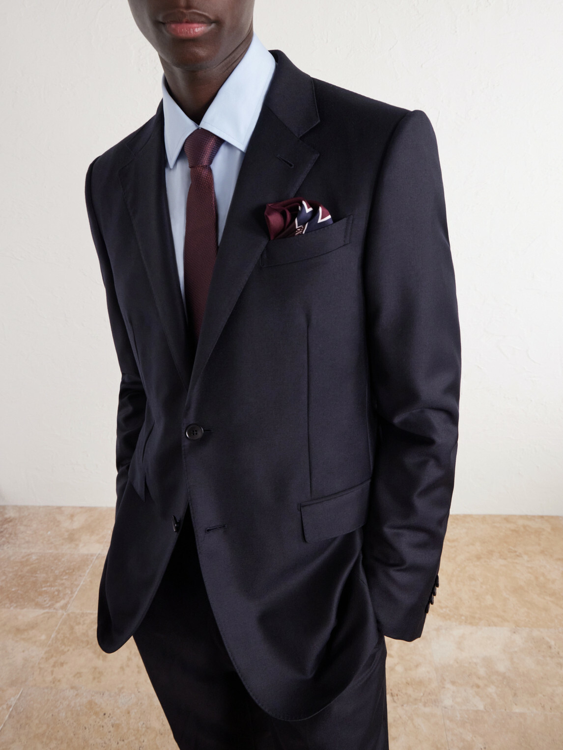 Zegna - Merino Wool-Twill Suit - Blue
