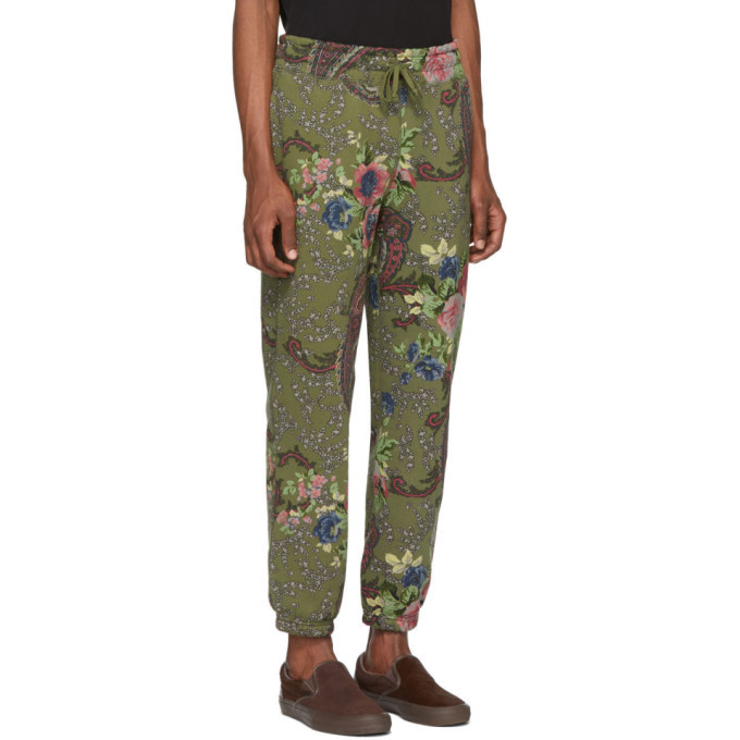 Noah NYC Green Paisley Lounge Pants