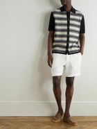 Altea - Samuel Straight-Leg Linen Drawstring Shorts - White