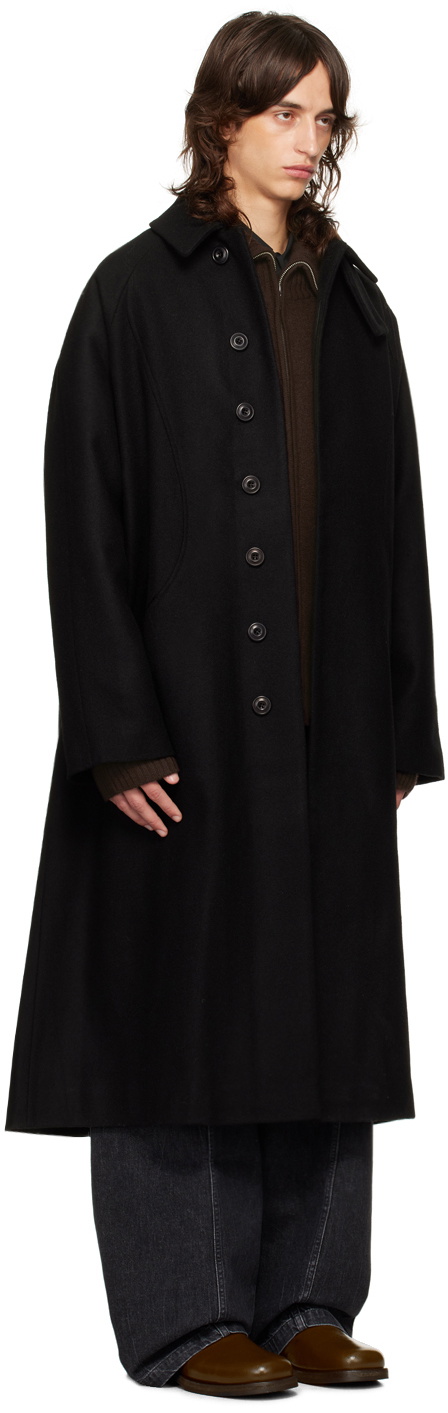 SAGE NATION Black Takeshi Coat SAGE NATION SAGE NATION Black Takeshi Coat SAGE NATION