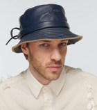 Jacquemus - Le Bob Mentalo leather bucket hat
