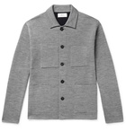 Mr P. - Double-Faced Knitted Chore Jacket - Gray