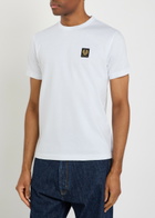Belstaff Logo-appliquéd Cotton T-shirt White