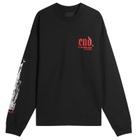 END. City Series 2.0 Milan Long Sleeve T-Shirt in Black