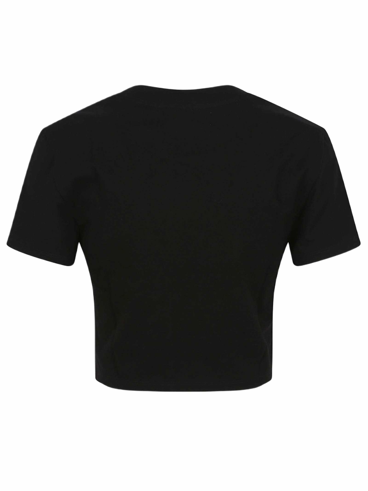 Fiorucci Cropped T-shirt Black