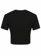 Fiorucci Cropped T-shirt Black