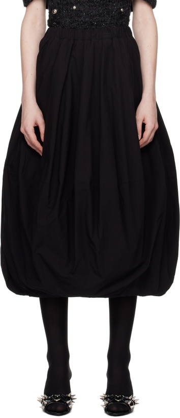 Photo: ABRA Black Cercle Midi Skirt