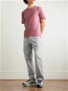 C.P. Company - Resist-Dyed Logo-Print Cotton-Jersey T-Shirt - Pink