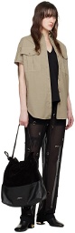 3.1 Phillip Lim Black Halo Embroidered Trousers
