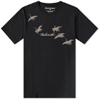 Maharishi Men's Flying Peace Cranes T-Shirt in Black